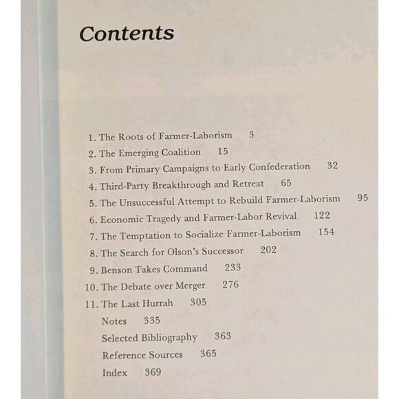 1979 Minnesota Farmer Laborism The 3rd Party Alternative Hardcover Gieske Vtg DJ - Picture 3 of 16